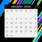 2026 CD-Style Desk Calendar 12 Months Calendar/Planner / (Edition #013)