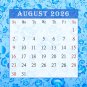 2026 CD-Style Desk Calendar 12 Months Calendar/Planner / (Edition #019)