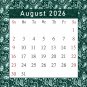 2026 CD-Style Desk Calendar 12 Months Calendar/Planner / (Edition #021)