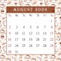2026 CD-Style Desk Calendar 12 Months Calendar / Planner / (Edition #024)