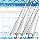 2026 Monthly Magnetic/Desk Calendar - 12 Months Desktop/Wall Calendar/Planner - (Edition #04)