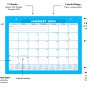 2026 Monthly Magnetic/Desk Calendar - 12 Months Desktop/Wall Calendar/Planner - (Edition #07)