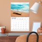 2026 Spiral-bound Wall Calendar (Beaches) - 12 Months Desktop (11x17)
