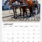 2026 Spiral-bound Wall Calendar (Horses) - 12 Months Desktop (11x17)