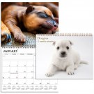 2026 Spiral-bound Wall Calendar (Puppies Dogs) - 12 Months Desktop (11x17)