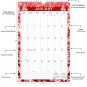 2026 Wall Calendar Spiral-bound Twin-Wire Binding - 12 Months Planner 11" x 17" - (Edition #12)