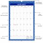 2026 Wall Calendar Spiral-bound Twin-Wire Binding - 12 Months Planner 11" x 17" - (Edition #14)