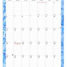 2026 Wall Calendar Spiral-bound Twin-Wire Binding - 12 Months Planner 11" x 17" -  (Paisley 15)