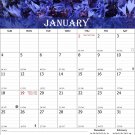 2026 Wall Calendar Spiral-bound Twin-Wire Binding - 12 Months Planner 8.5" x 11" - (Flowers 04) 2026 Wall Calendar Spiral-bound Twin-Wire Binding - 12 Months Planner 8.5" x 11" - (Flowers 04)