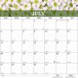 2026 Wall Calendar Spiral-bound Twin-Wire Binding - 12 Months Planner 8.5" x 11" - (Flowers 04)