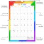 2026 Wall Calendar Spiral-bound Twin-Wire Binding - 12 Months Planner 8.5" x 11" - (Edition #07)