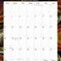 2026 Wall Calendar Spiral-bound Twin-Wire Binding - 12 Months Planner 8.5" x 11" - (Fractal 09)