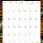 2026 Wall Calendar Spiral-bound Twin-Wire Binding - 12 Months Planner 8.5" x 11" - (Fractal 09)