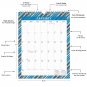2026 Wall Calendar Spiral-bound Twin-Wire Binding - 12 Months Planner 8.5" x 11" - (Edition #11)
