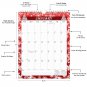 2026 Wall Calendar Spiral-bound Twin-Wire Binding - 12 Months Planner 8.5" x 11" - (Edition #12)