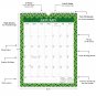 2026 Wall Calendar Spiral-bound Twin-Wire Binding - 12 Months Planner 8.5" x 11" - (Geometric 13)
