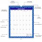 2026 Wall Calendar Spiral-bound Twin-Wire Binding - 12 Months Planner 8.5" x 11" - (Edition #14)