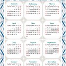 2026 Peel & Stick Calendar - Today is my Lucky Day Removable - 038 (12"x 8")