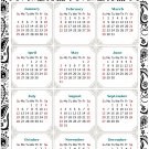 2026 Peel & Stick Calendar - Today is my Lucky Day Removable - 040 (12"x 8")