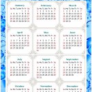 2026 Peel & Stick Calendar - Today is my Lucky Day Removable - 041 (12"x 8")