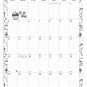 2026 Wall Calendar Spiral-bound Twin-Wire Binding - 12 Months Planner 8.5" x 11" -  #010 (B&W)
