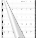 2026 Wall Calendar Spiral-bound Twin-Wire Binding - 12 Months Planner 8.5" x 11" -  #014 (B&W)