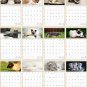 2026 Wall Calendar Spiral-bound Twin - 12 Months Planner 11" x 17" (Cats)