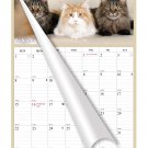 2026 Wall Calendar Spiral-bound Twin - 12 Months Planner 11" x 17" (Cats)