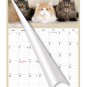 2026 Wall Calendar Spiral-bound Twin - 12 Months Planner 11" x 17" (Cats)