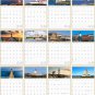 2026 Wall Calendar Spiral-bound Twin - 12 Months Planner 11" x 17" (Lighthouses)
