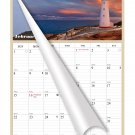 2026 Wall Calendar Spiral-bound Twin - 12 Months Planner 11" x 17" (Lighthouses)