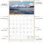 2026 Wall Calendar Spiral-bound Twin - 12 Months Planner 11" x 17" (National Parks)