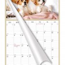 2026 Wall Calendar Spiral-bound Twin - 12 Months Planner 11" x 17" (Dogs)