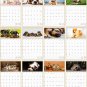 2026 Wall Calendar Spiral-bound Twin - 12 Months Planner 11" x 17" (Dogs)