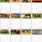 2026 Wall Calendar Spiral-bound Twin - 12 Months Planner 11" x 17" (Horses)