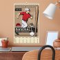 2026 Wall Oversized Art Poster Calendar Spiral-bound Twin-Wire Binding- Baseball