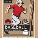 2026 Wall Oversized Art Poster Calendar Spiral-bound Twin-Wire Binding- Baseball