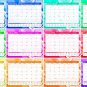 2026 Scrapbook Wall Calendar Spiral-bound (Add Your Own Photos) - 12 Months Desktop #02