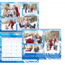 2026 Scrapbook Wall Calendar Spiral-bound (Add Your Own Photos) - 12 Months Desktop #02