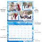 2026 Scrapbook Wall Calendar Spiral-bound (Add Your Own Photos) - 12 Months Desktop #02