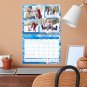 2026 Scrapbook Wall Calendar Spiral-bound (Add Your Own Photos) - 12 Months Desktop #02