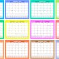 2026 Scrapbook Wall Calendar Spiral-bound (Add Your Own Photos) - 12 Months Desktop #05