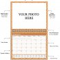 2026 Scrapbook Wall Calendar Spiral-bound (Add Your Own Photos) - 12 Months Desktop #09