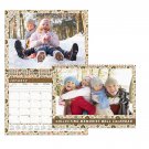 2026 Scrapbook Wall Calendar Spiral-bound (Add Your Own Photos) - 12 Months Desktop #010