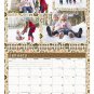 2026 Scrapbook Wall Calendar Spiral-bound (Add Your Own Photos) - 12 Months Desktop #010