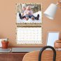 2026 Scrapbook Wall Calendar Spiral-bound (Add Your Own Photos) - 12 Months Desktop #010