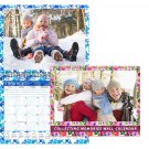 2026 Scrapbook Wall Calendar Spiral-bound (Add Your Own Photos) - 12 Months Desktop #011