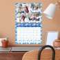 2026 Scrapbook Wall Calendar Spiral-bound (Add Your Own Photos) - 12 Months Desktop #011