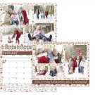 2026 Scrapbook Wall Calendar Spiral-bound (Add Your Own Photos) - 12 Months Desktop #013