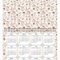 2026 Scrapbook Wall Calendar Spiral-bound (Add Your Own Photos) - 12 Months Desktop #013